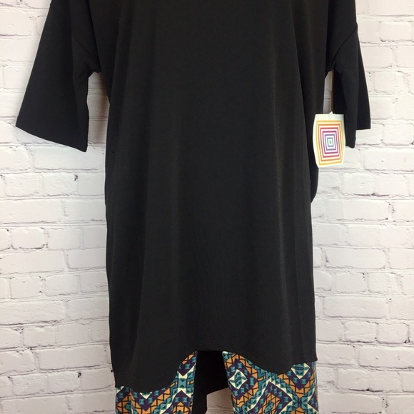 🦄BNWT SOFT Black hi-low Irma Tunic long cut back - Picture 3 of 8